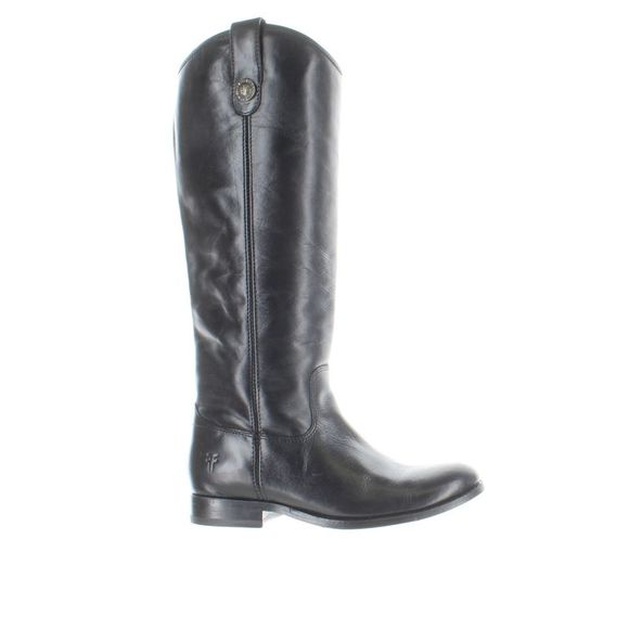 Frye Womens Melissa Black Riding Boots Size 5.5 Medium (B, M) - Picture 1 of 4